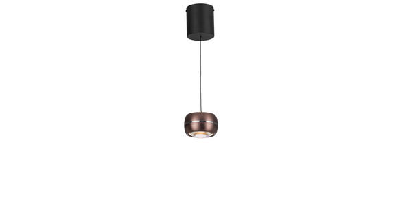 LED-HÄNGELEUCHTE  12/180 cm    - Braun, Basics, Glas/Metall (12/180cm) - Dieter Knoll