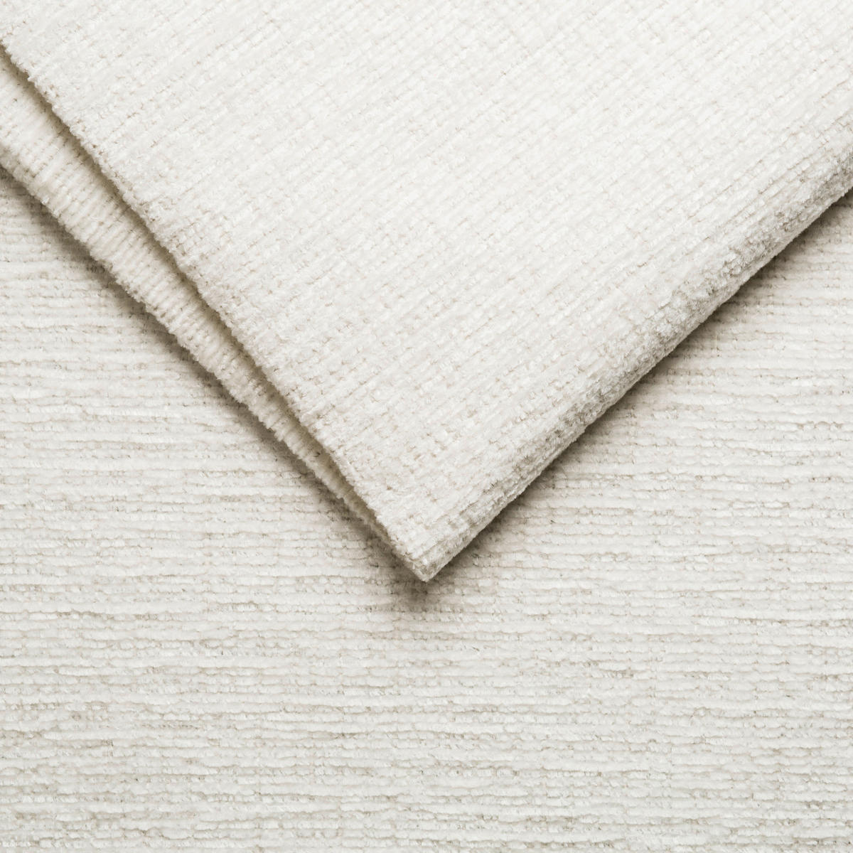 BIGSOFA Chenille Elfenbein  - Elfenbein/Schwarz, MODERN, Textil/Metall (300/112/121cm) - Xora