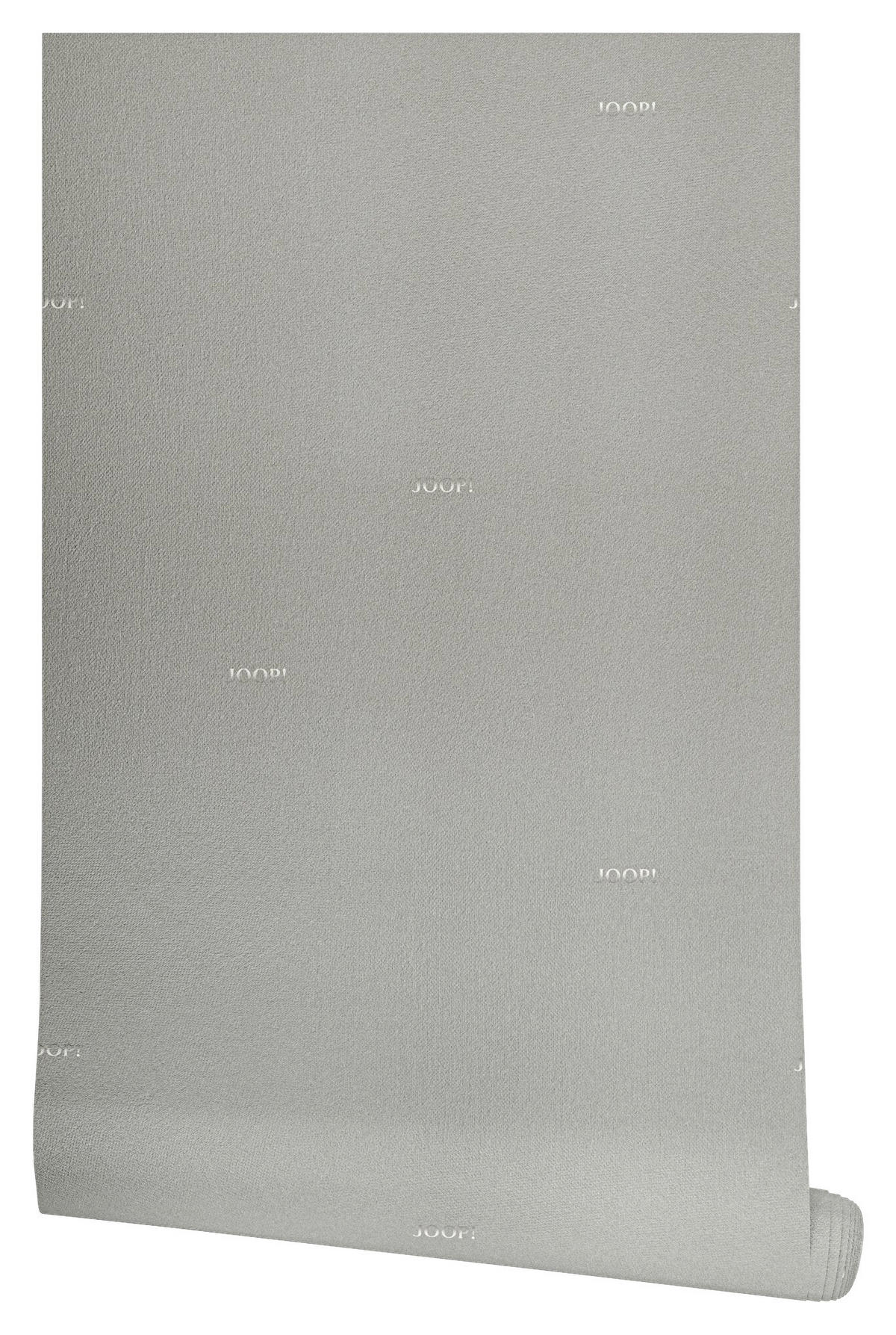 VLIESTAPETE 10.05 m J! UNI  - Grau, Basics, Textil (53/1005cm) - Joop!