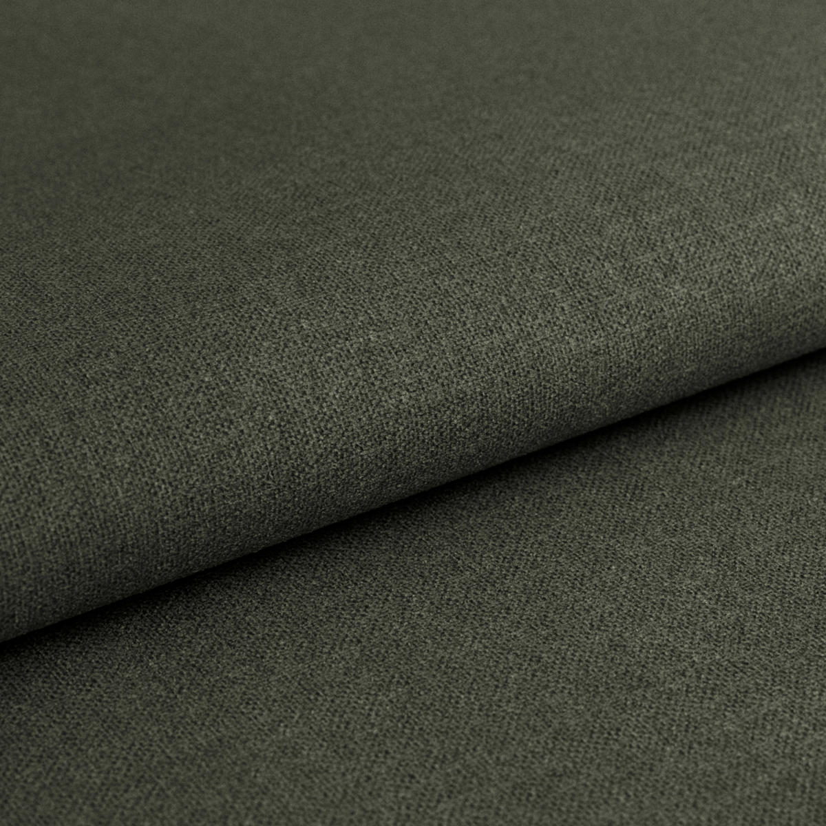 HOCKER Chenille Dunkelgrün  - Chromfarben/Dunkelgrün, KONVENTIONELL, Textil/Metall (108/46/108cm) - Livetastic