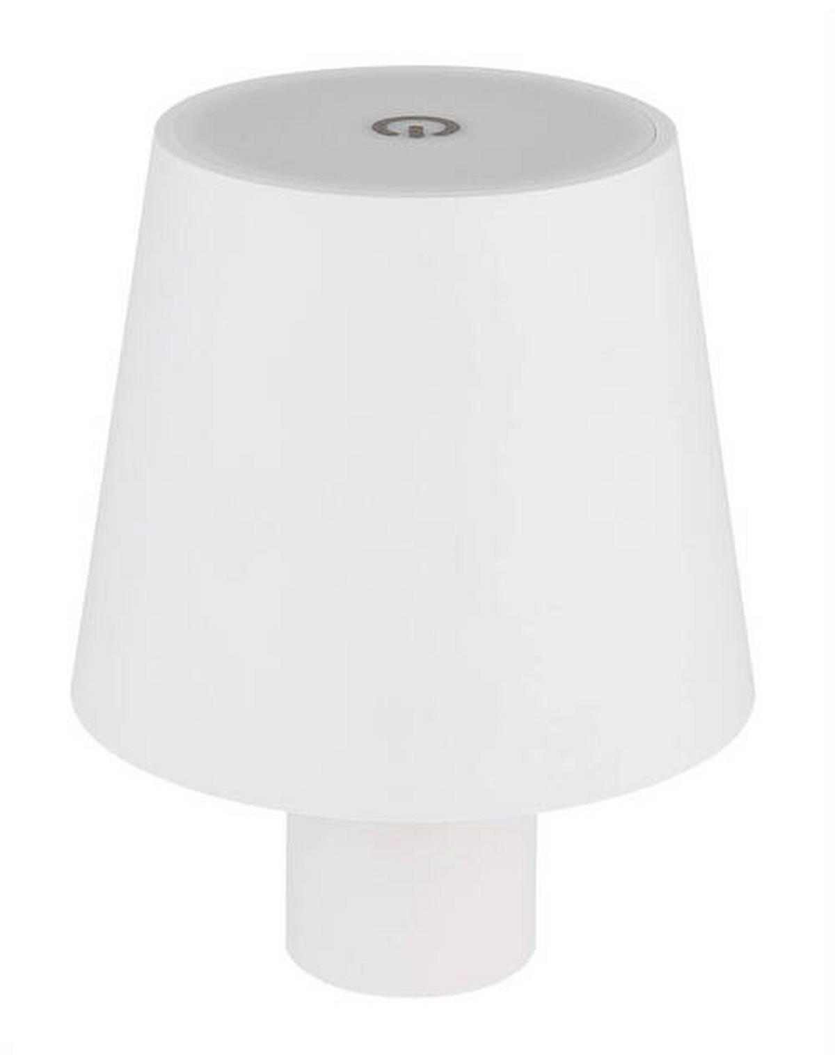 PORTABEL LAMPA 10,6/13 cm   - vit, Klassisk, metall/plast (10,6/13cm) - Globo