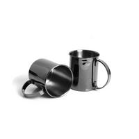 BECHERSET 2-teilig  - Schwarz, Basics, Metall (16.2/11.4/11.3cm) - Echtwerk