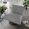 RELAXSESSEL in Textil Grau  - Schwarz/Grau, Design, Textil/Metall (100/78/96cm) - Livetastic