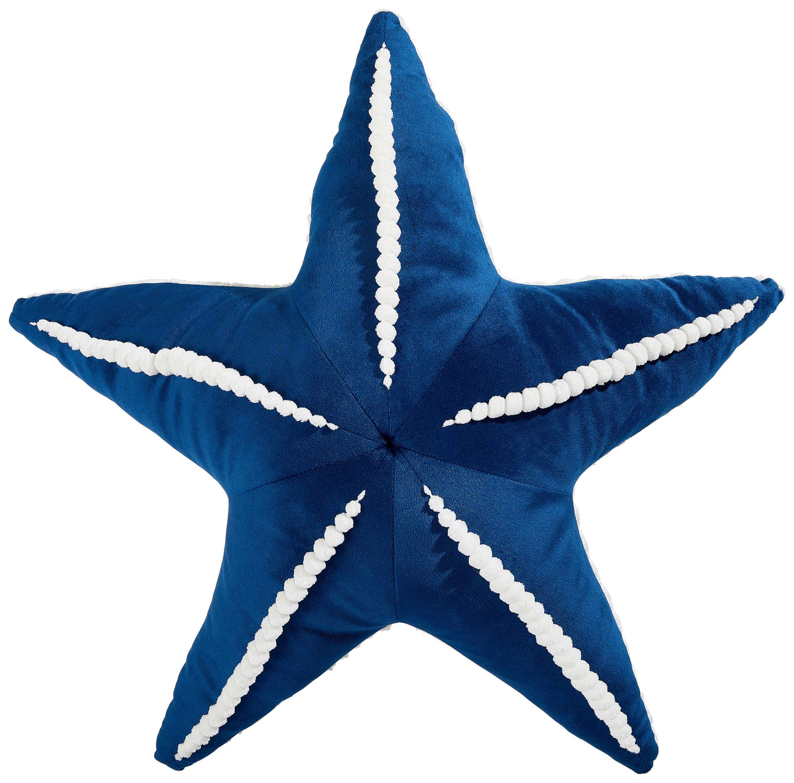 ZIERKISSEN 56/26 cm  - Blau, Textil (56/26cm) - Novel