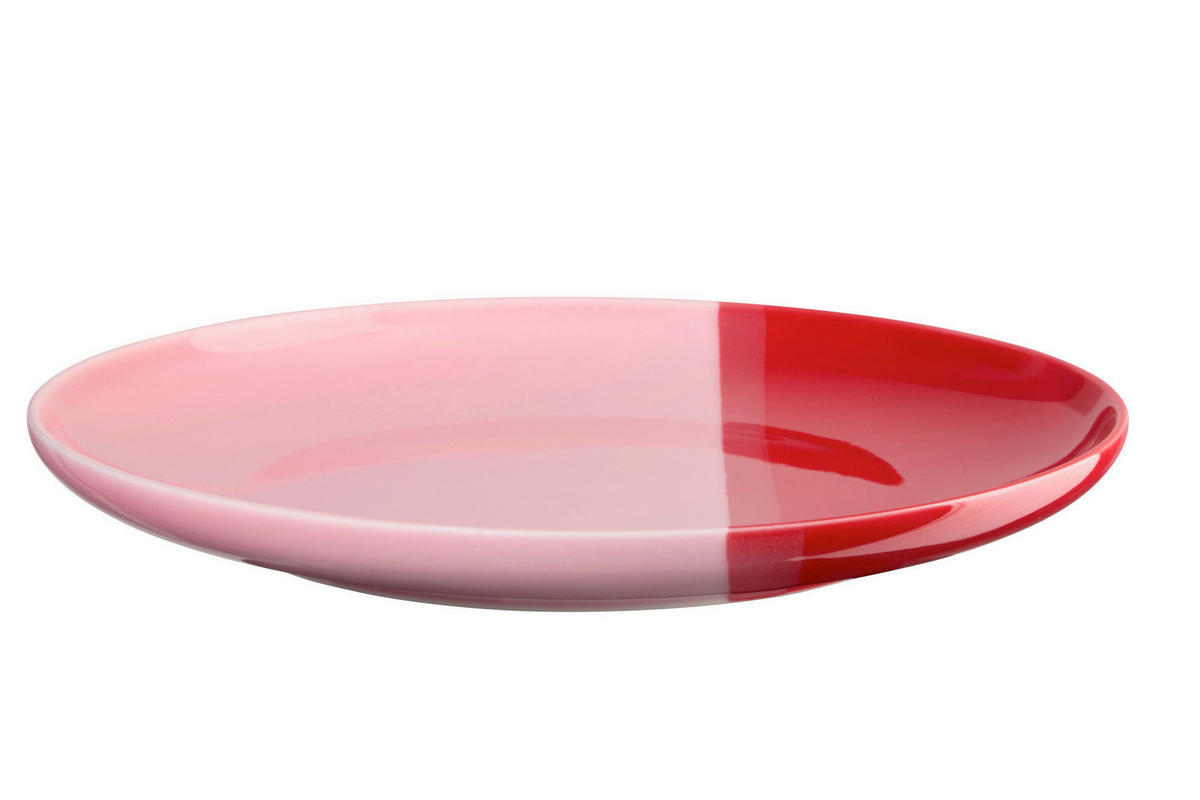 DESSERTTELLER Rot joy  - Rot, KONVENTIONELL, Keramik (22/2,6cm) - ASA