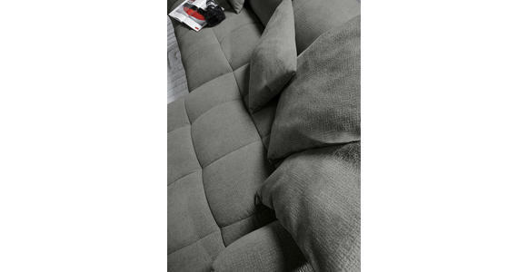 ECKSOFA Schwarz Flachgewebe  - Schwarz, KONVENTIONELL, Kunststoff/Textil (280/170cm) - Carryhome