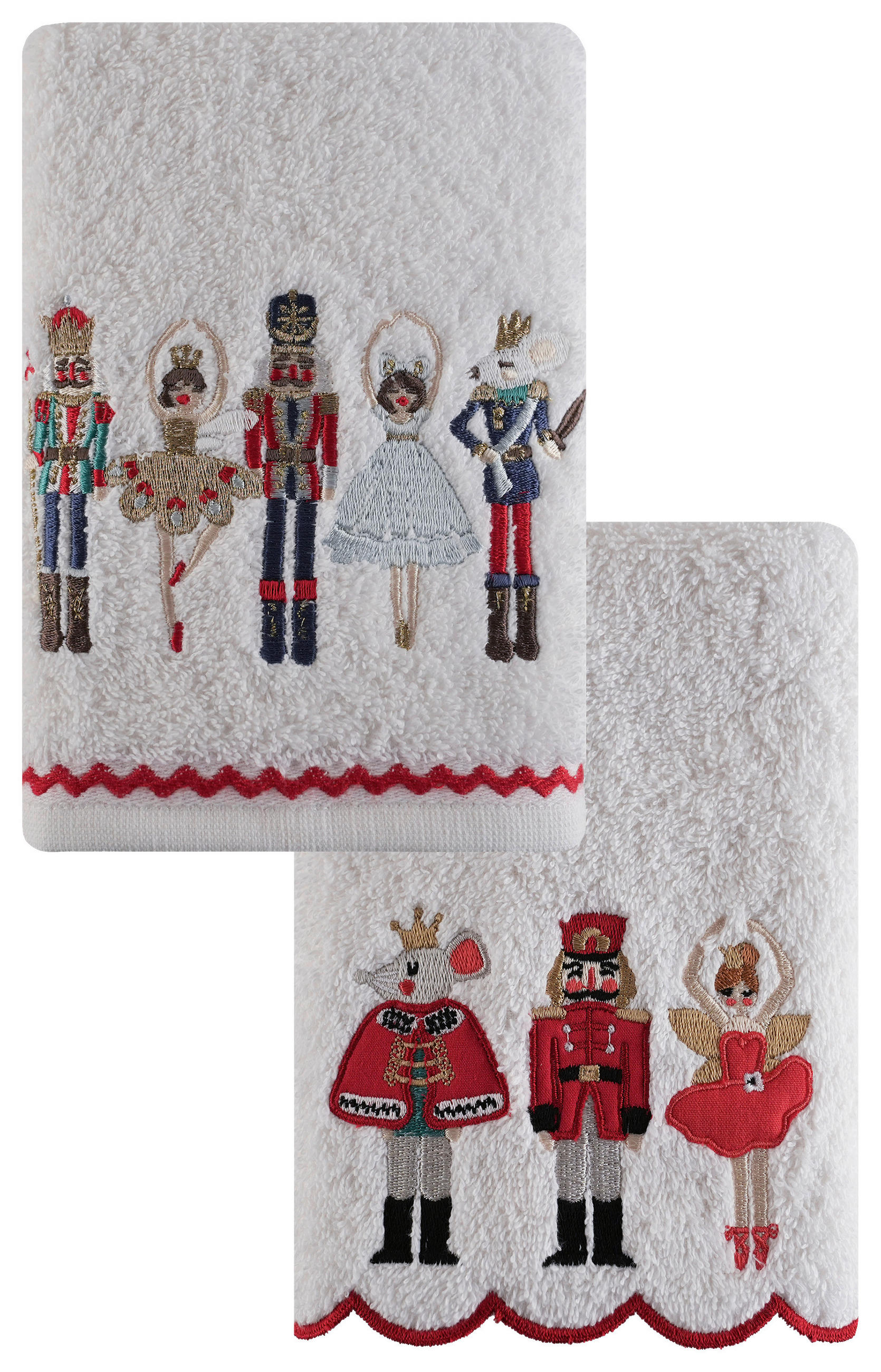 SADA FROTÉ UTERÁKOV, 40/60 cm, biela - biela, Design, textil (40/60cm) - X-Mas