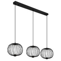 LED-HÄNGELEUCHTE 126/30/150 cm  - Schwarz, Basics, Kunststoff/Metall (126/30/150cm) - Globo