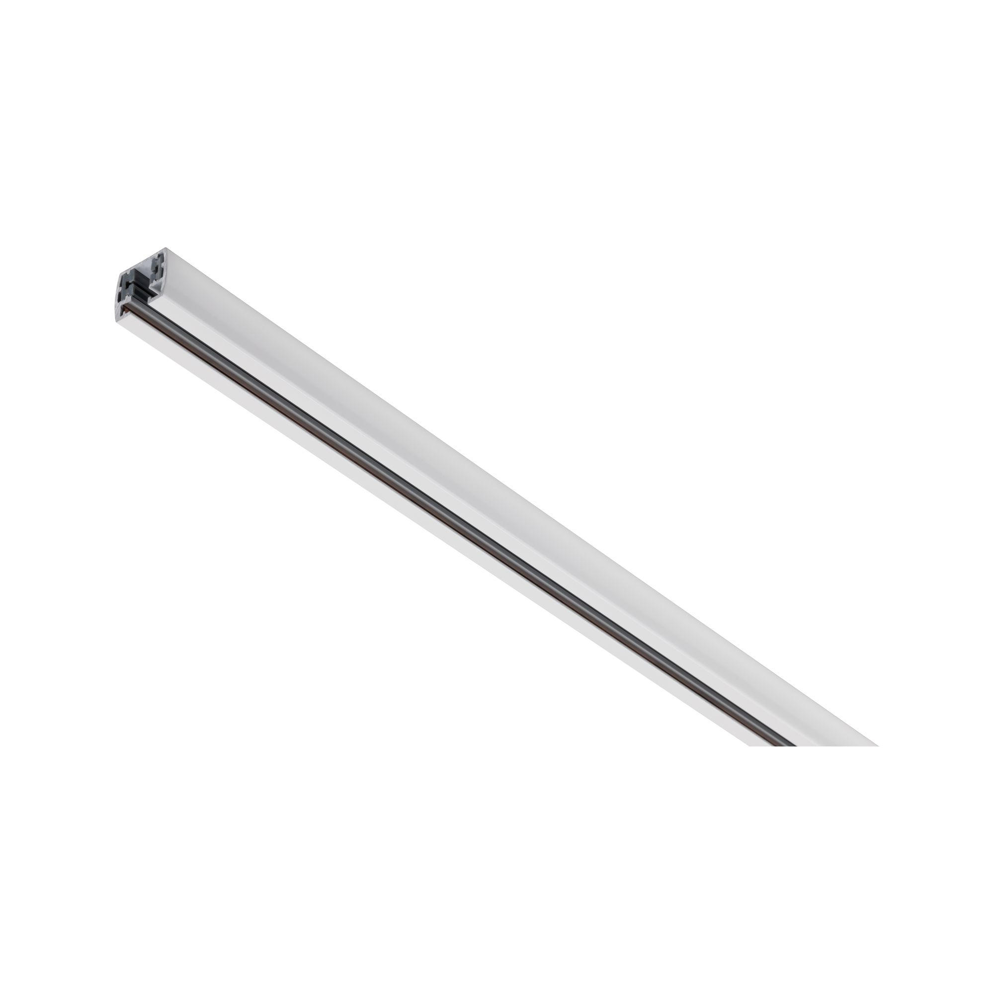 SCHIENENSYSTEM 100 CM - Weiß, Design, Metall (100cm) - Paulmann