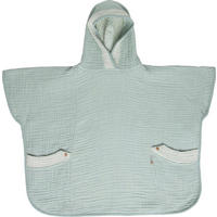 PONCHO  86/98   - Pastellgrün/Grün, Basics, Textil (86/98null) - Bebe Jou