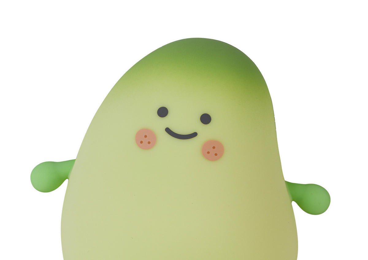 NOČNÉ SVETLO, 12,2/11,6/12,2 cm - zelená, Trend, plast (12,2/11,6/12,2cm) - Novel