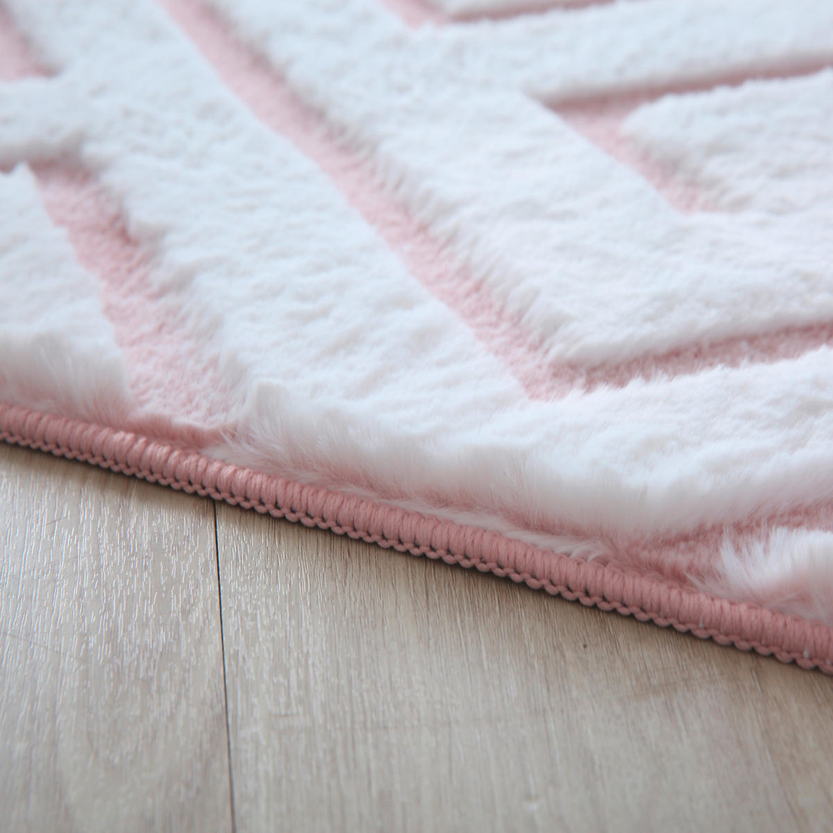 FLACHWEBETEPPICH 140/200 cm Vision Rosa  - Rosa, Basics, Textil (140/200cm) - Novel