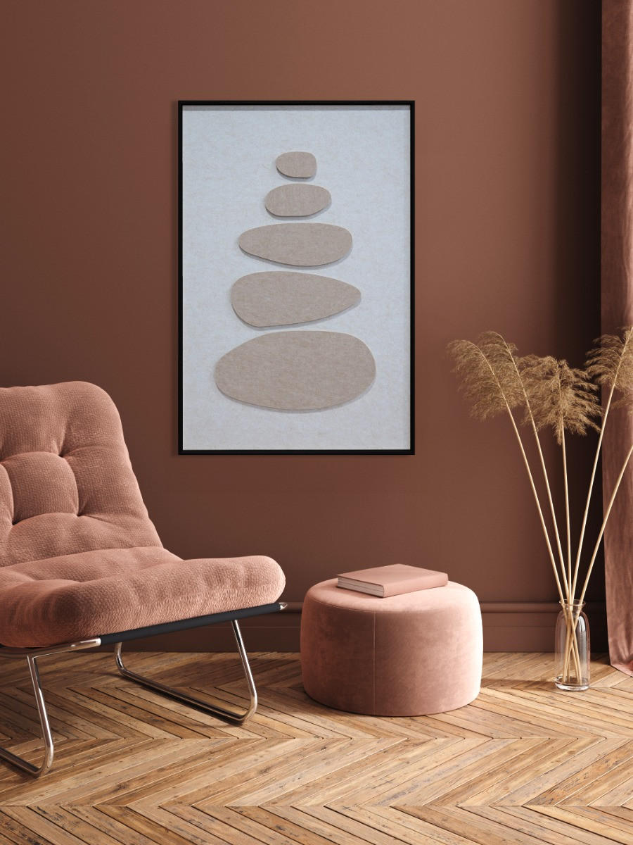 BILD 80/120/10 cm  - Beige/Schwarz, Basics, Holz/Kunststoff (80/120/10cm)