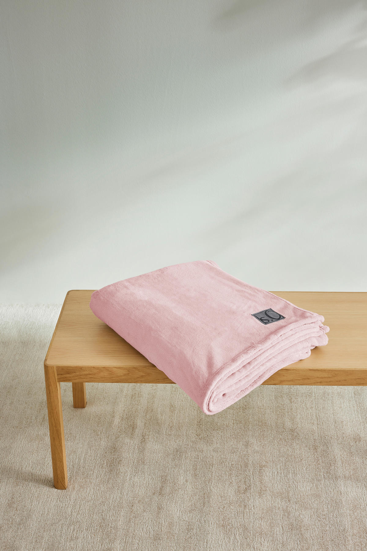 DOMÁCÍ DEKA, polyester, 150/200 cm - růžová, Basics, textil (150/200cm) - S. Oliver