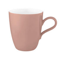 KAFFEEBECHER Life Fashion Posh Rose 400 ml  - Weiss/Rosa, Design, Keramik (12,8/9/10,3cm) - Seltmann Weiden