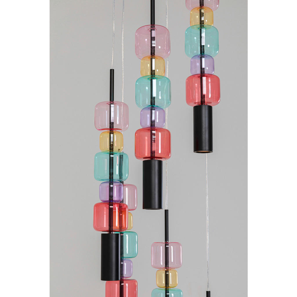 Thumbnail - Kare-Design Hängeleuchte Candy Bar, Glas, Metall, 41x161x41 cm, Lampen & Leuchten, Innenbeleuchtung, Hängelampen, Esstis...