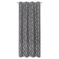 ÖSENVORHANG blickdicht  - Blau, Design, Textil (140/260cm) - Dieter Knoll