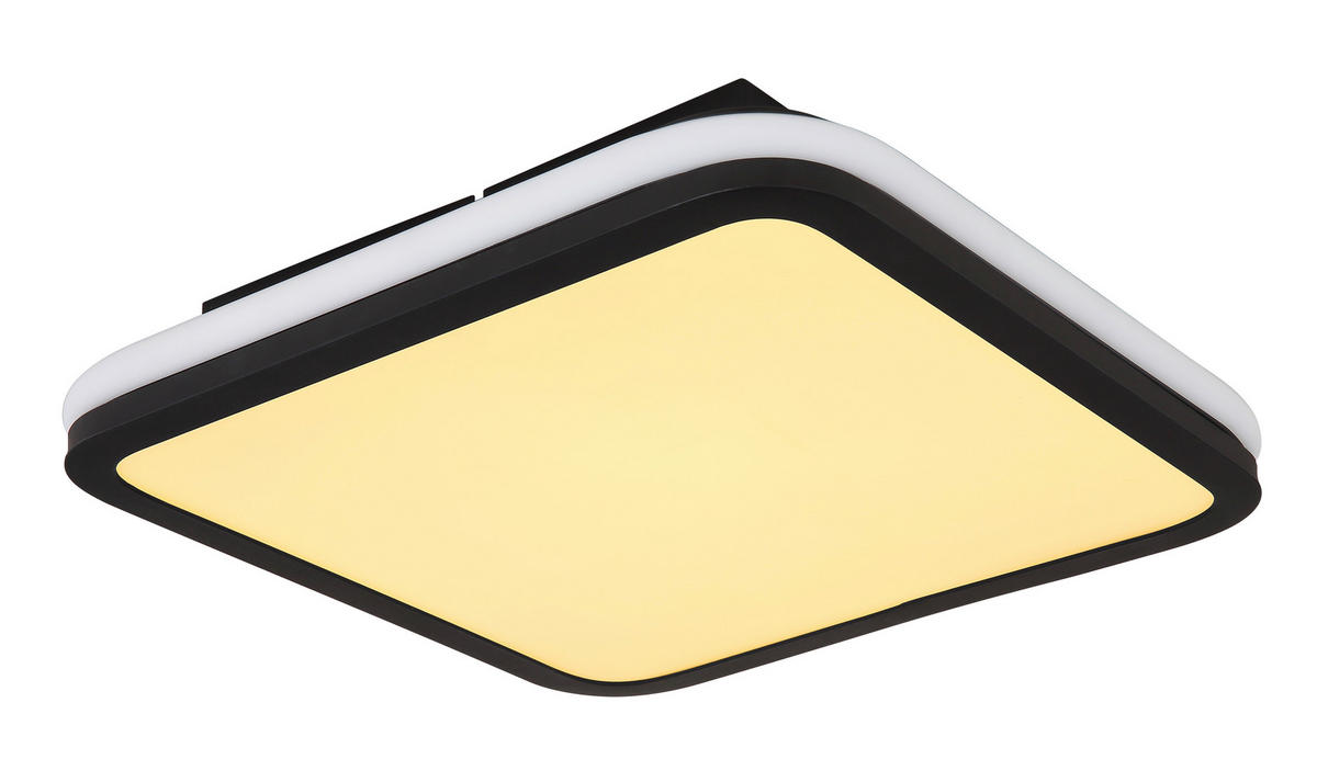 LED SVJETILJKA STROPNA JAXXI  - crna/opalna, Basics, metal/plastika (35,5/35,5/7cm)