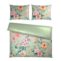 Lenjerie De Pat Cu Două Fețe  - verde, Konventionell, textil (200/200cm) - Esposa