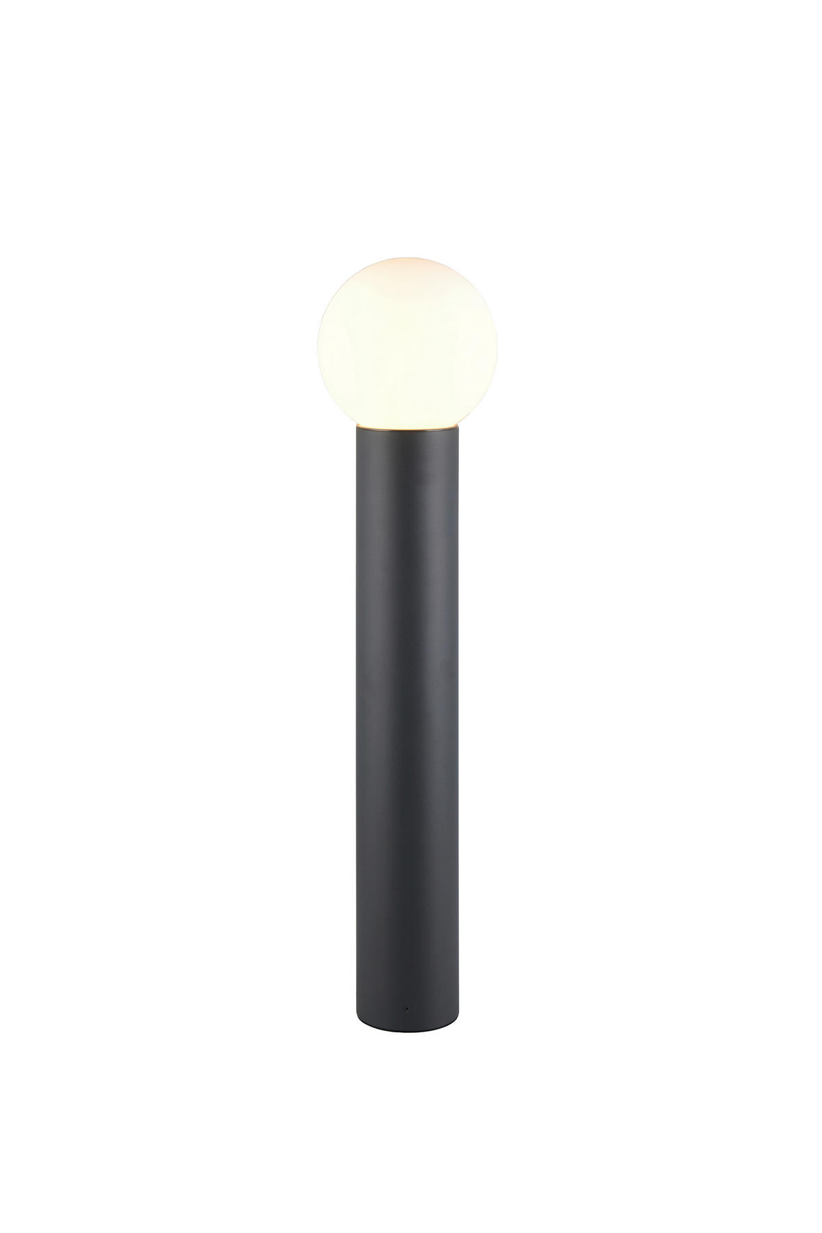 WEGELEUCHTE Mures 18/80 cm  - Anthrazit/Weiß, Design, Glas/Metall (18/80cm) - Trio Leuchten