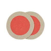 TISCHSET REMEMBER Textil Creme, Orange  - Creme/Orange, Basics, Textil (38/38/0,5cm) - REMEMBER