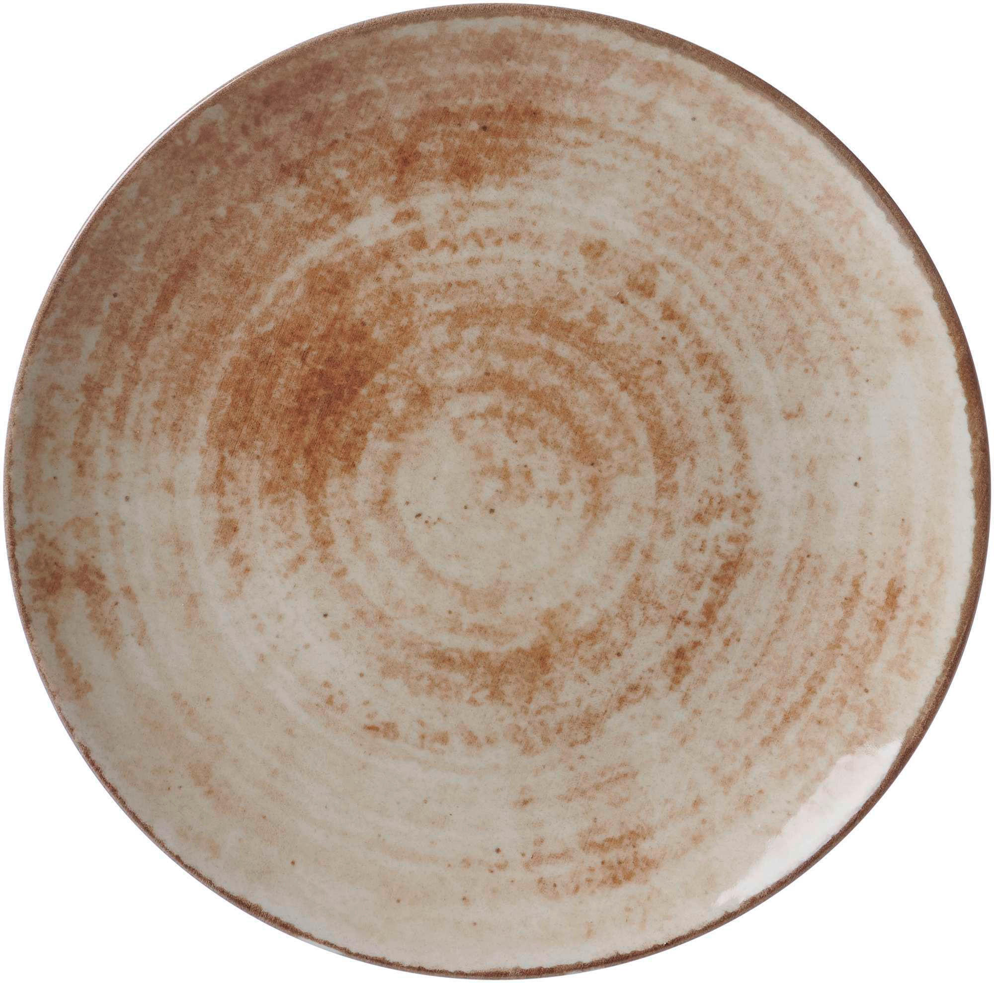 DESSERTTELLER Braun, Beige 20 cm Siena  - Beige/Braun, Basics, Keramik (20cm) - Ritzenhoff Breker