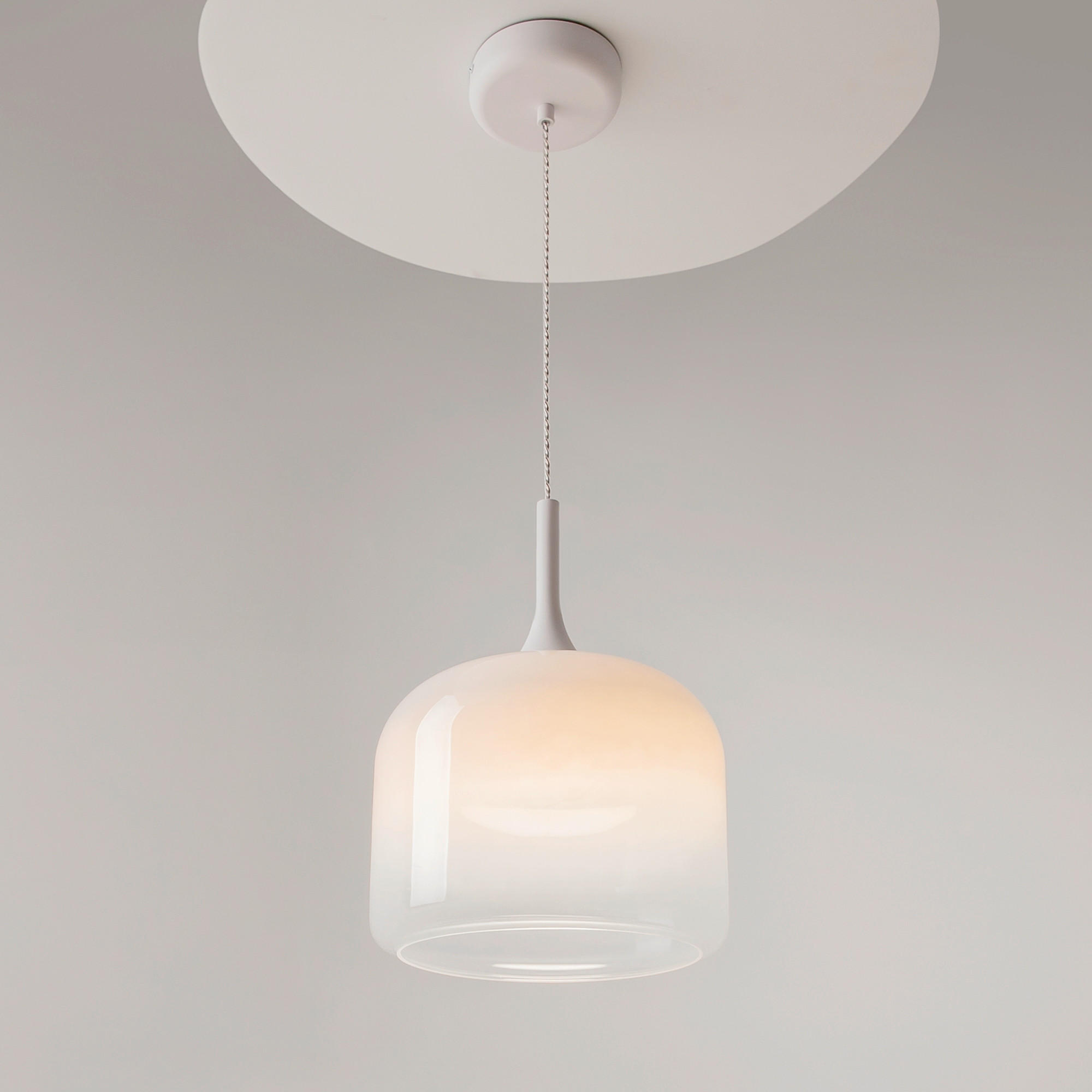 LED-HÄNGELEUCHTE Modern 26/339,5 cm   - Weiß, Design, Kunststoff (26/339,5cm) - MAYTONI