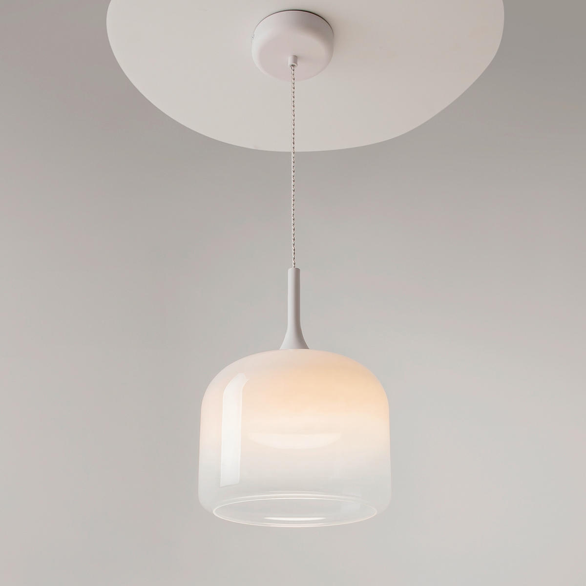 LED-HÄNGELEUCHTE Modern 26/339,5 cm   - Weiß, Design, Kunststoff (26/339,5cm) - MAYTONI