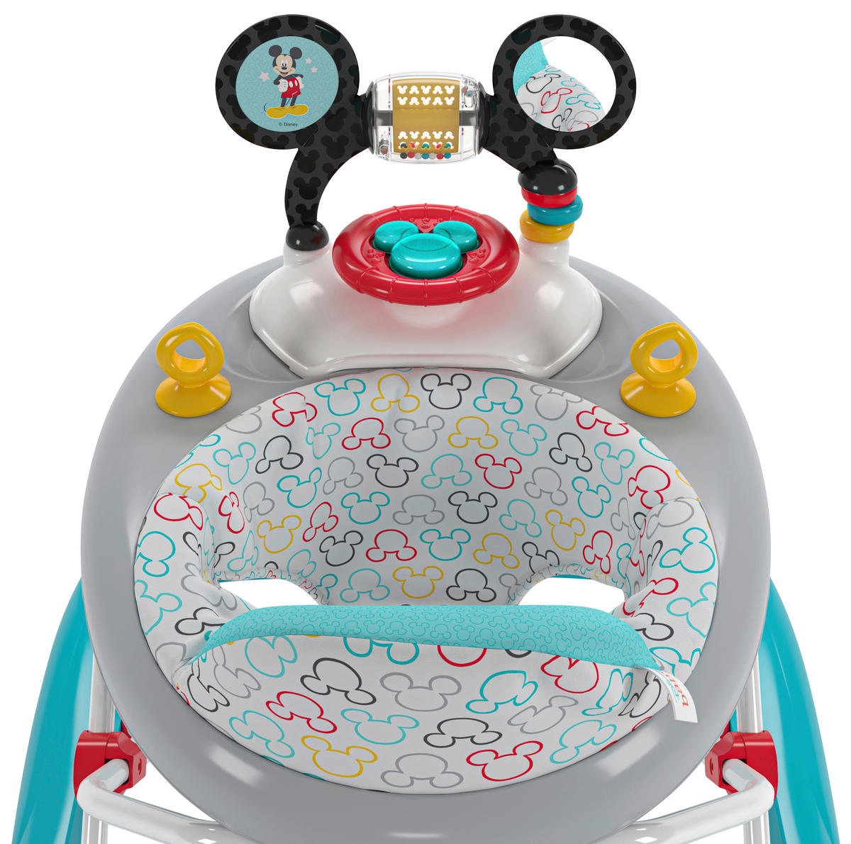 LAUFLERNWAGEN  - Blau/Multicolor, Basics, Kunststoff/Textil (68,6/63,5/61cm)