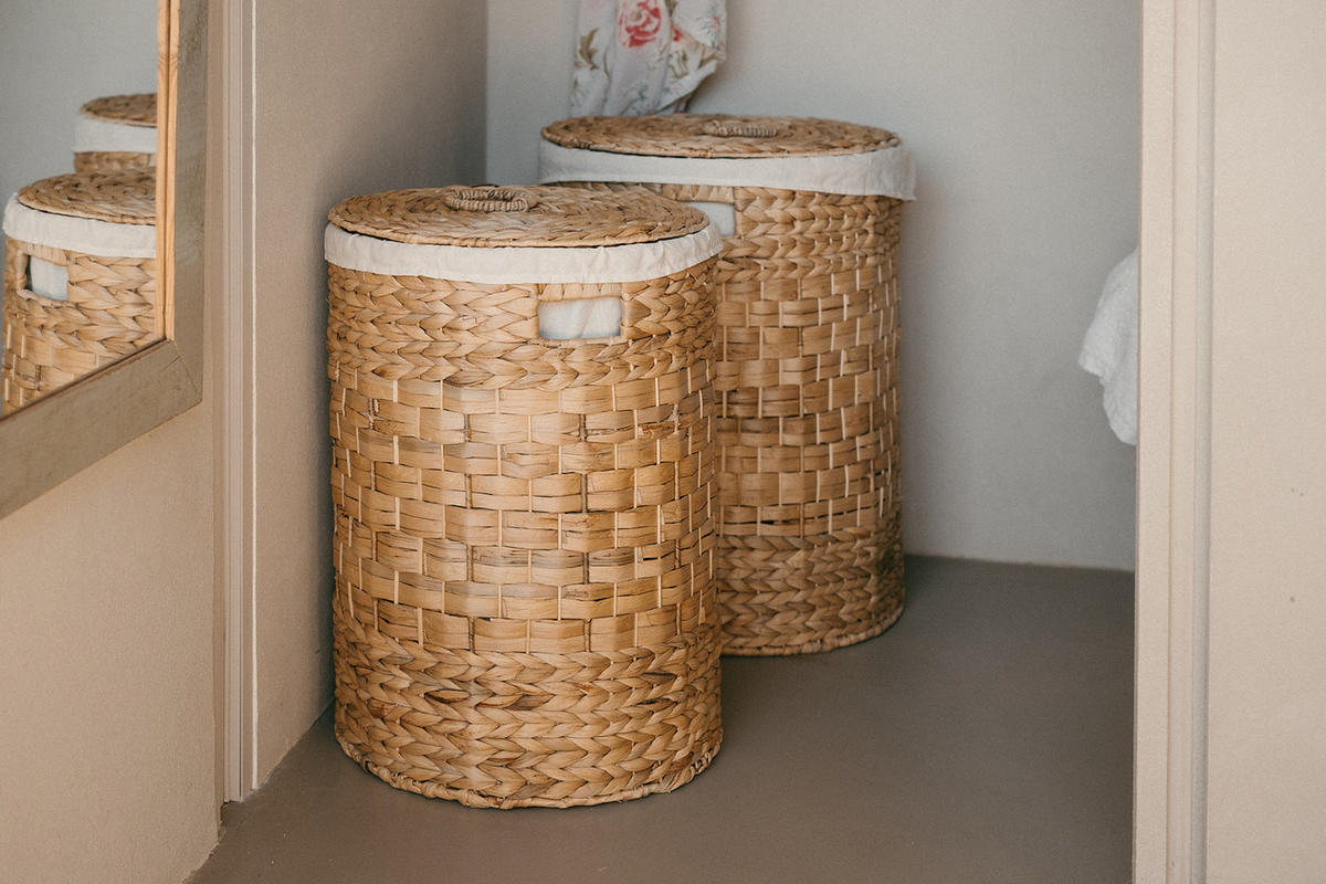 WÄSCHEKORB - Naturfarben, Basics, Naturmaterialien/Kunststoff (42/55/42cm)