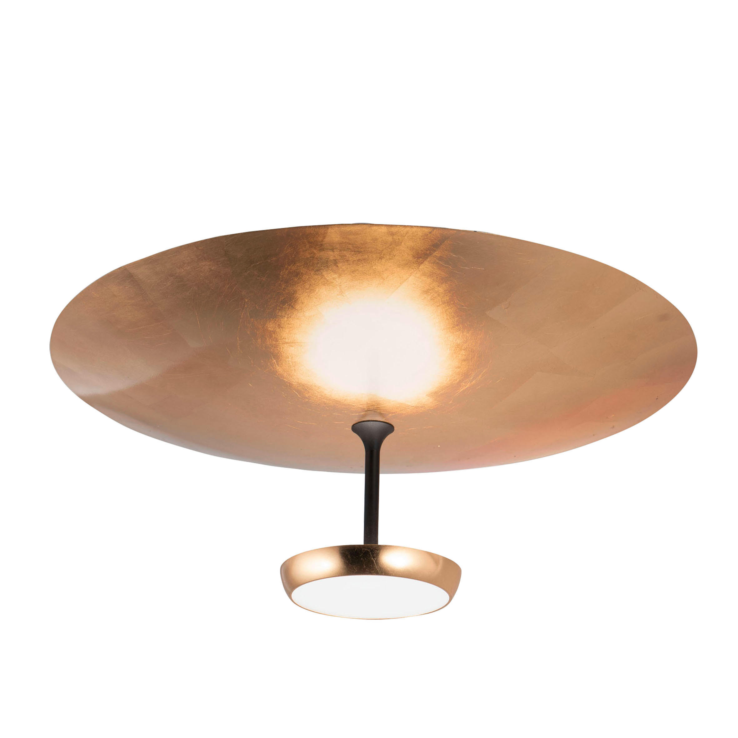 LED-DECKENLEUCHTE 60/23 cm   - Goldfarben, Design, Kunststoff/Metall (60/23cm)