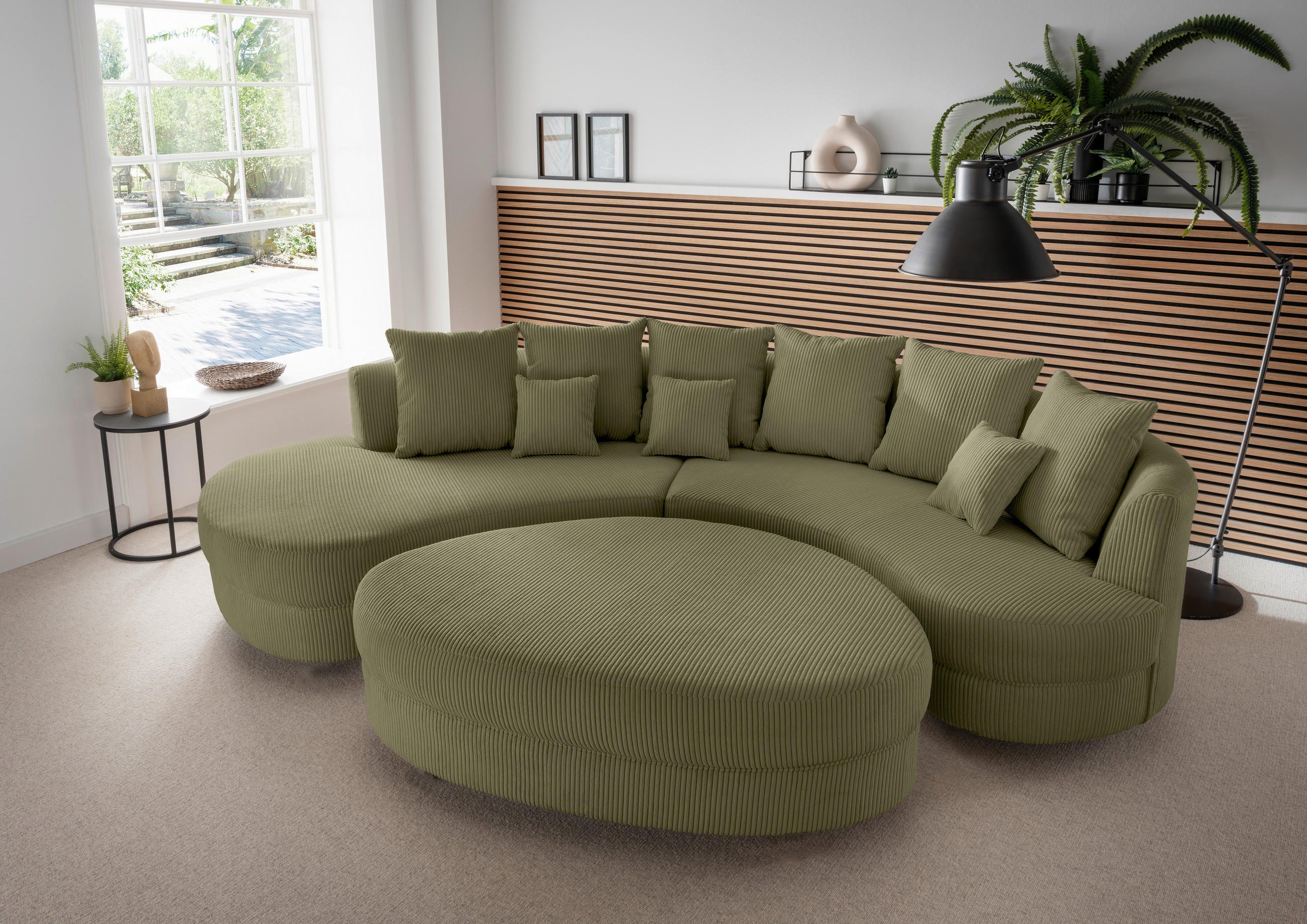 Colțar, textil, măsliniu