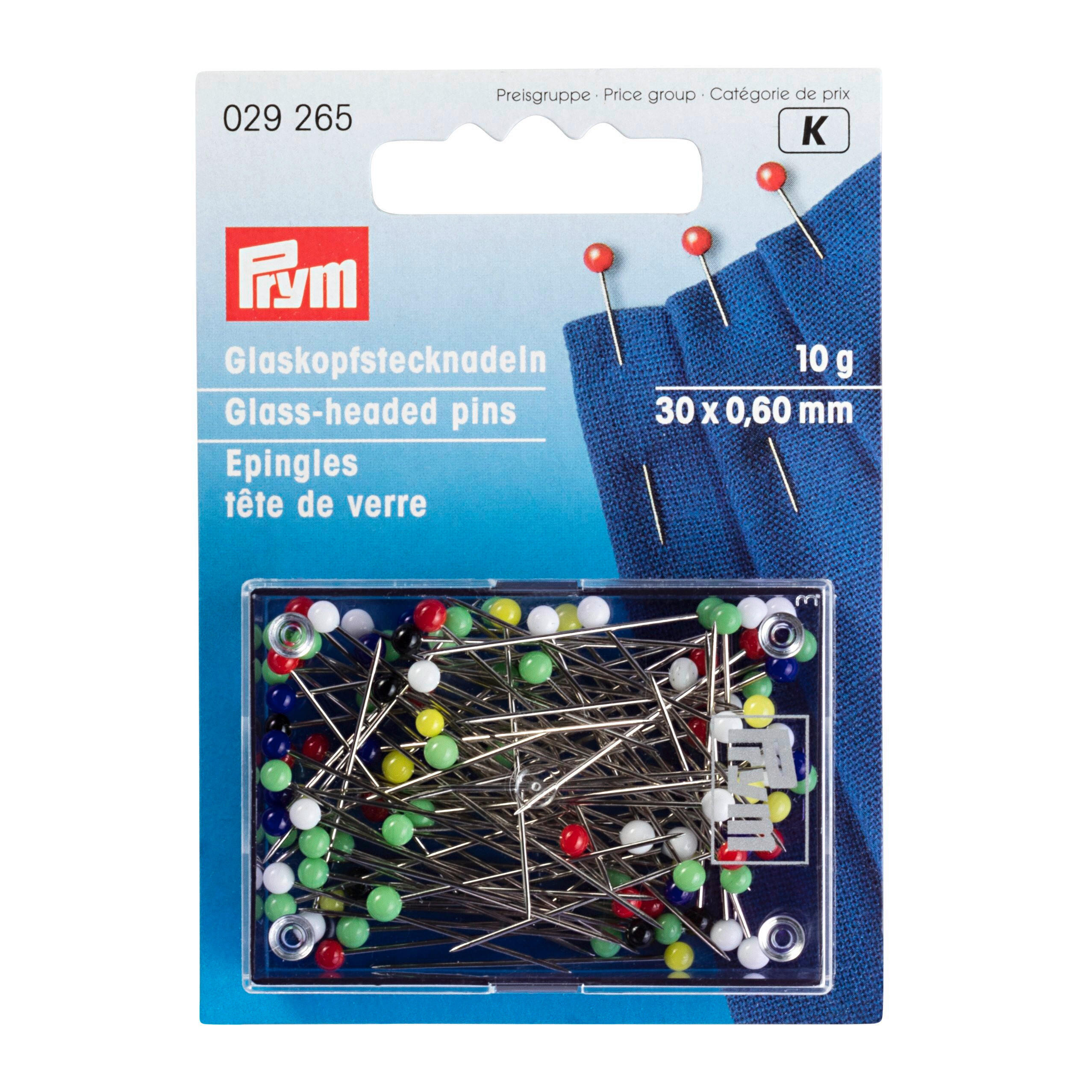 STECKNADELN - Multicolor, Basics, Glas/Metall (6.7/9.3/1.5cm)