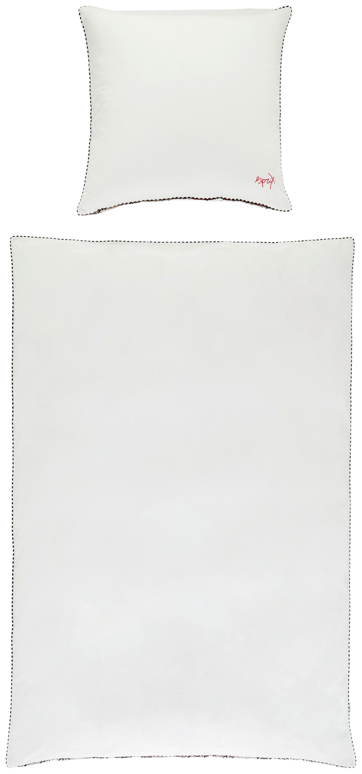 WENDEBETTWÄSCHE E-ScatterBig Renforcé 135/200 cm  - Anthrazit, Basics, Textil (135/200cm) - Esprit