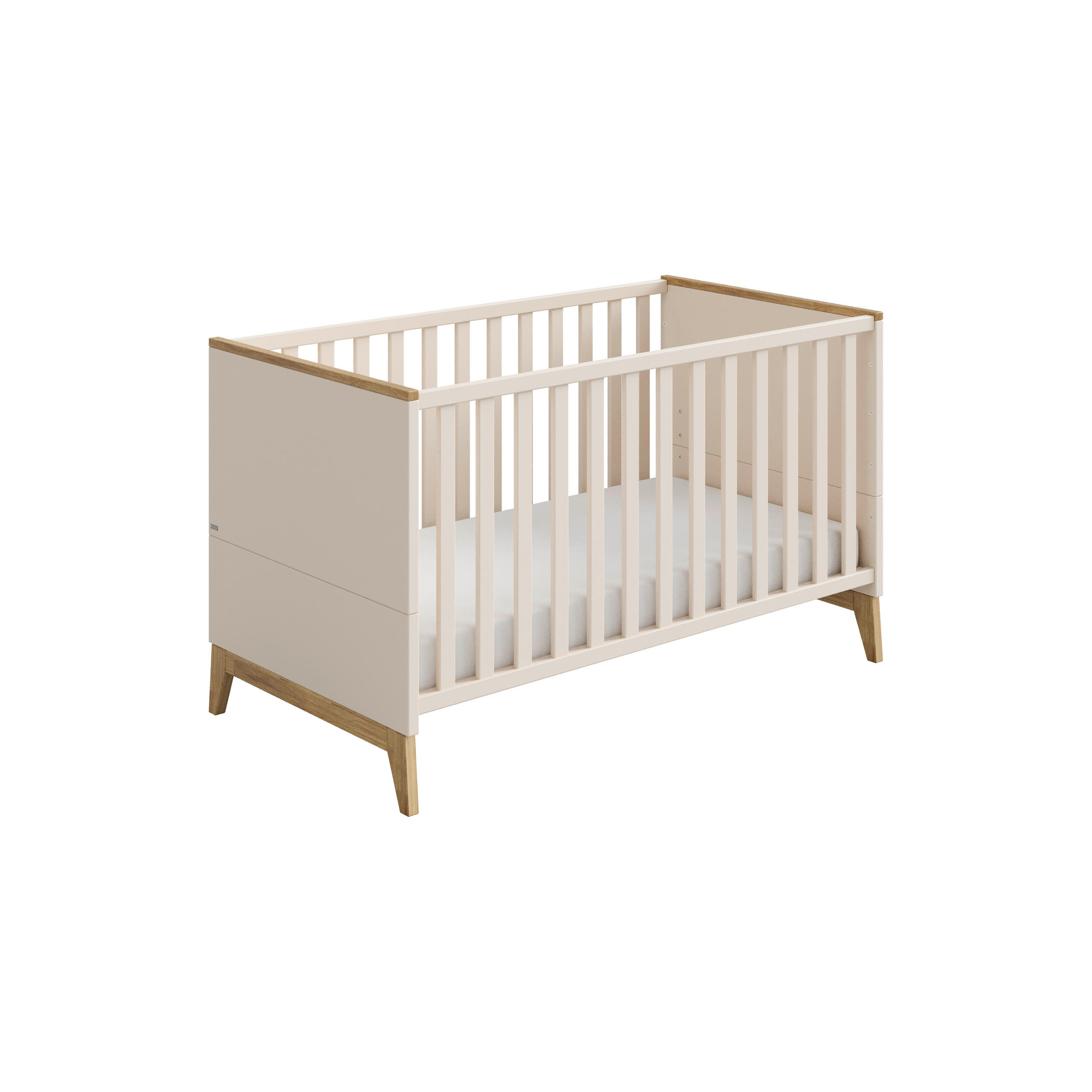 GITTERBETT Stiene 144,60/85,40/76,20 cm  - Eichefarben/Beige, Basics, Holzwerkstoff (144,60/85,40/76,20cm) - Paidi
