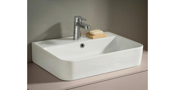 WASCHTISCHKOMBI 101 cm  - Kaschmir/Weiß, KONVENTIONELL, Keramik/Holzwerkstoff (101cm) - Xora