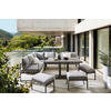 DINING-LOUNGESET  - Anthrazit/Grau, MODERN, Textil/Metall (193/244cm) - Ambia Garden