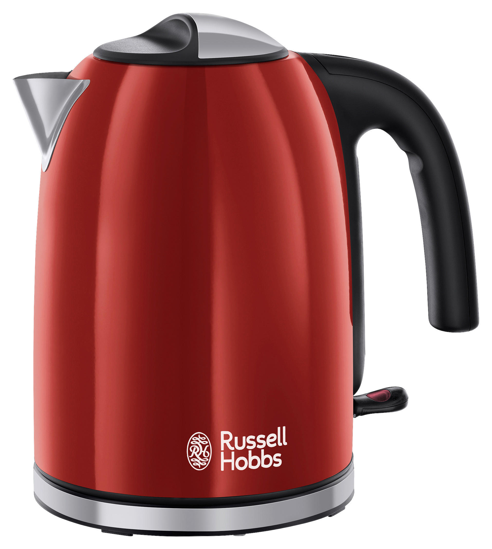WASSERKOCHER Colours Plus+ 20412-70 1,7 L  - Rot, Basics, Kunststoff (16,2/23,7/23,8cm) - Russel Hobbs