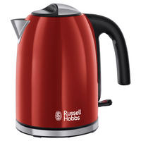 WASSERKOCHER Colours Plus+ 20412-70 1,7 l  - Rot, Basics, Kunststoff (16,2/23,7/23,8cm) - Russel Hobbs