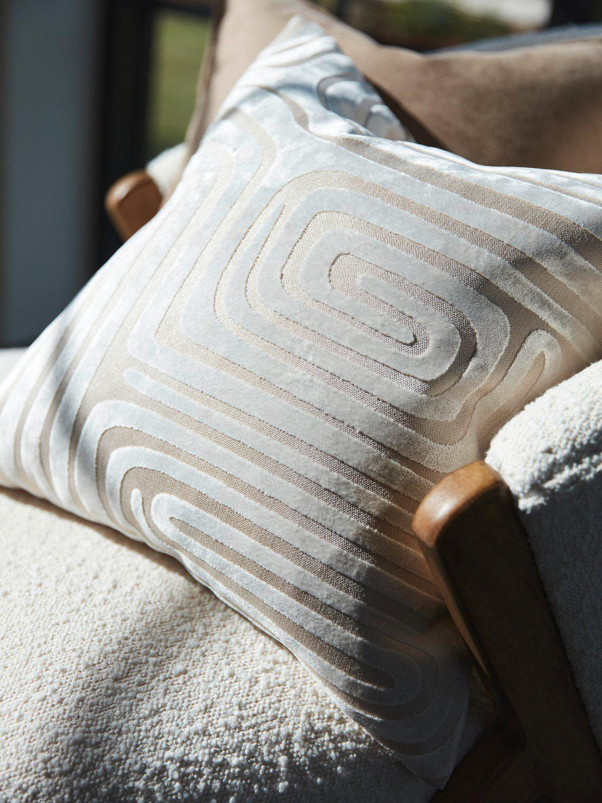 KISSENHÜLLE Molly 45/45 cm  - Weiß, Basics, Textil (45/45cm) - Svanefors