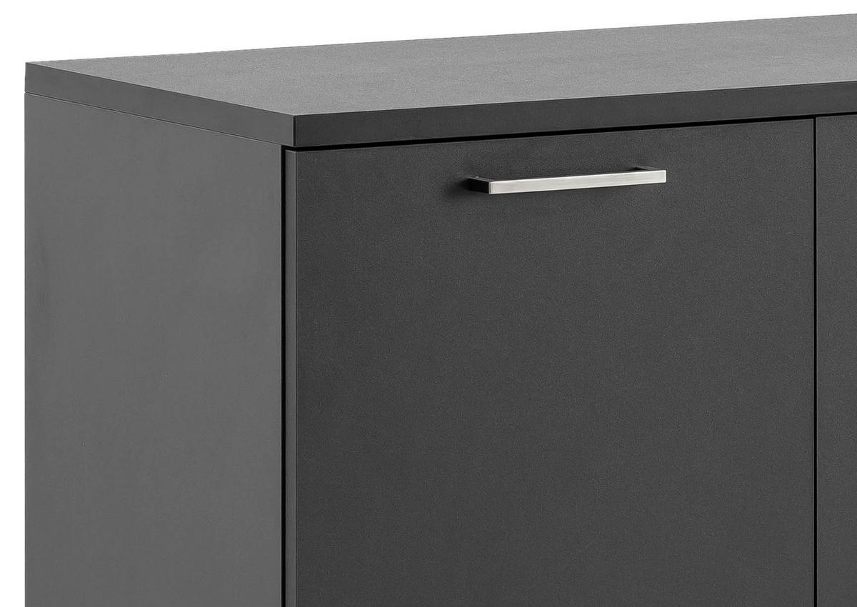 AKTENSCHRANK Anthrazit  - Anthrazit, KONVENTIONELL, Holzwerkstoff (80,2/84,2/41cm) - MID.YOU