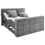 BOXSPRINGBETT 180/200 cm  in Grau  - Grau, KONVENTIONELL, Textil (180/200cm) - Carryhome
