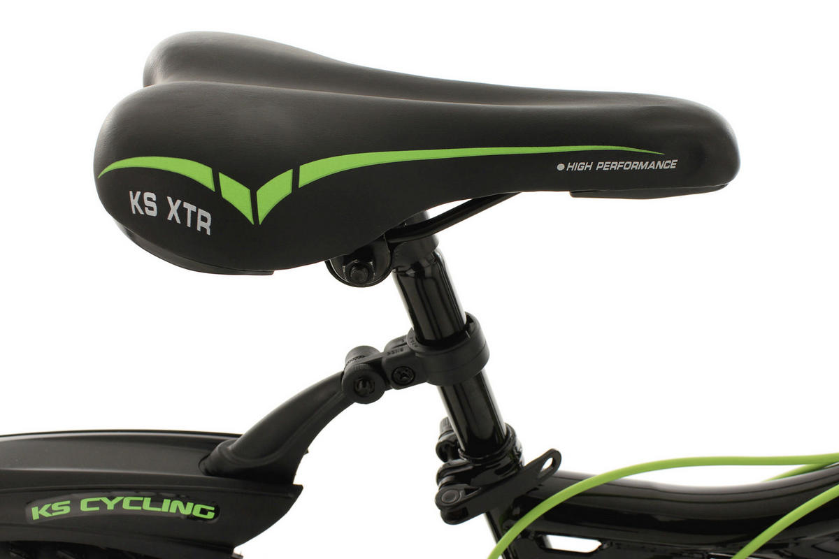 KINDERFAHRRAD 24 Zoll  - Schwarz/Grün, Basics, Metall (180/70/80cm) - Atrigo