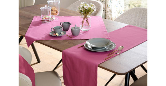 TISCHDECKE Textil Rosa 80/80 cm - Rosa, KONVENTIONELL, Textil (80/80cm) - Novel