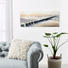 Landschaft & Natur, Sonnenuntergang, Strand & Meer GLASBILD - Multicolor, Basics, Glas (125/50cm)