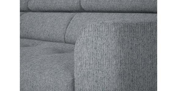 ECKSOFA in Webstoff Hellgrau 205/280 cm - Hellgrau/Schwarz, Design, Textil/Metall (205/280cm) - Xora