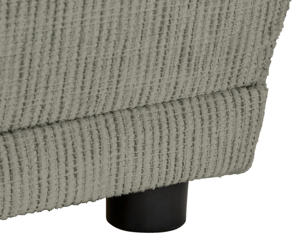CHAISELONGUE in Chenille Braun  - Schwarz/Braun, KONVENTIONELL, Kunststoff/Textil (93/73/171cm) - MID.YOU