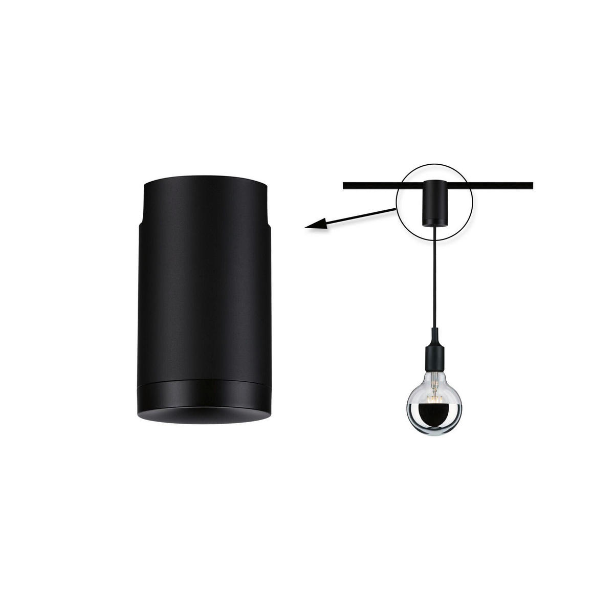 SCHIENENSYSTEM-ADAPTER 6,2/10,6 cm   - Design (6,2/10,6cm) - Paulmann