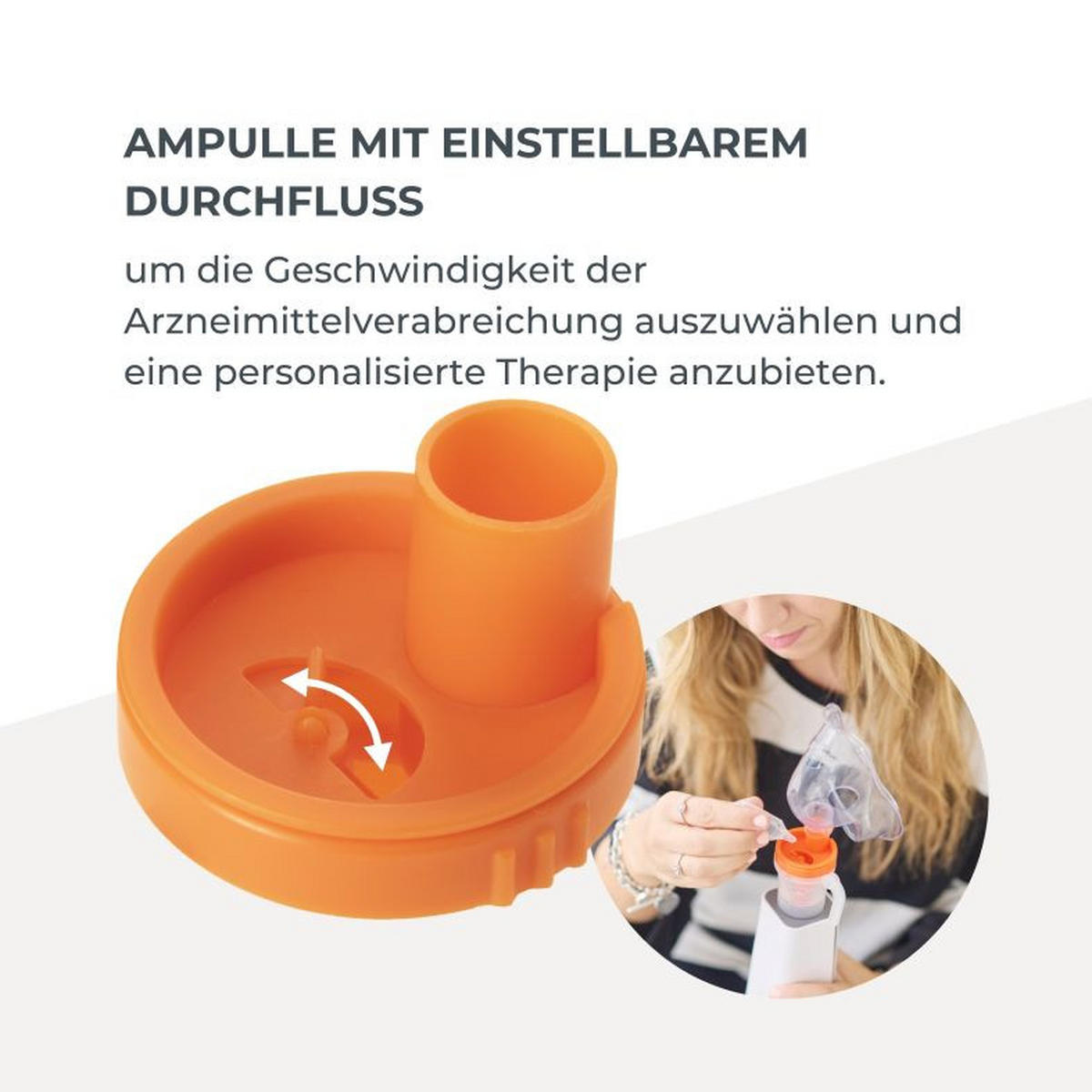 INHALATOR NuvitaMed  - Basics (14/12/23cm)