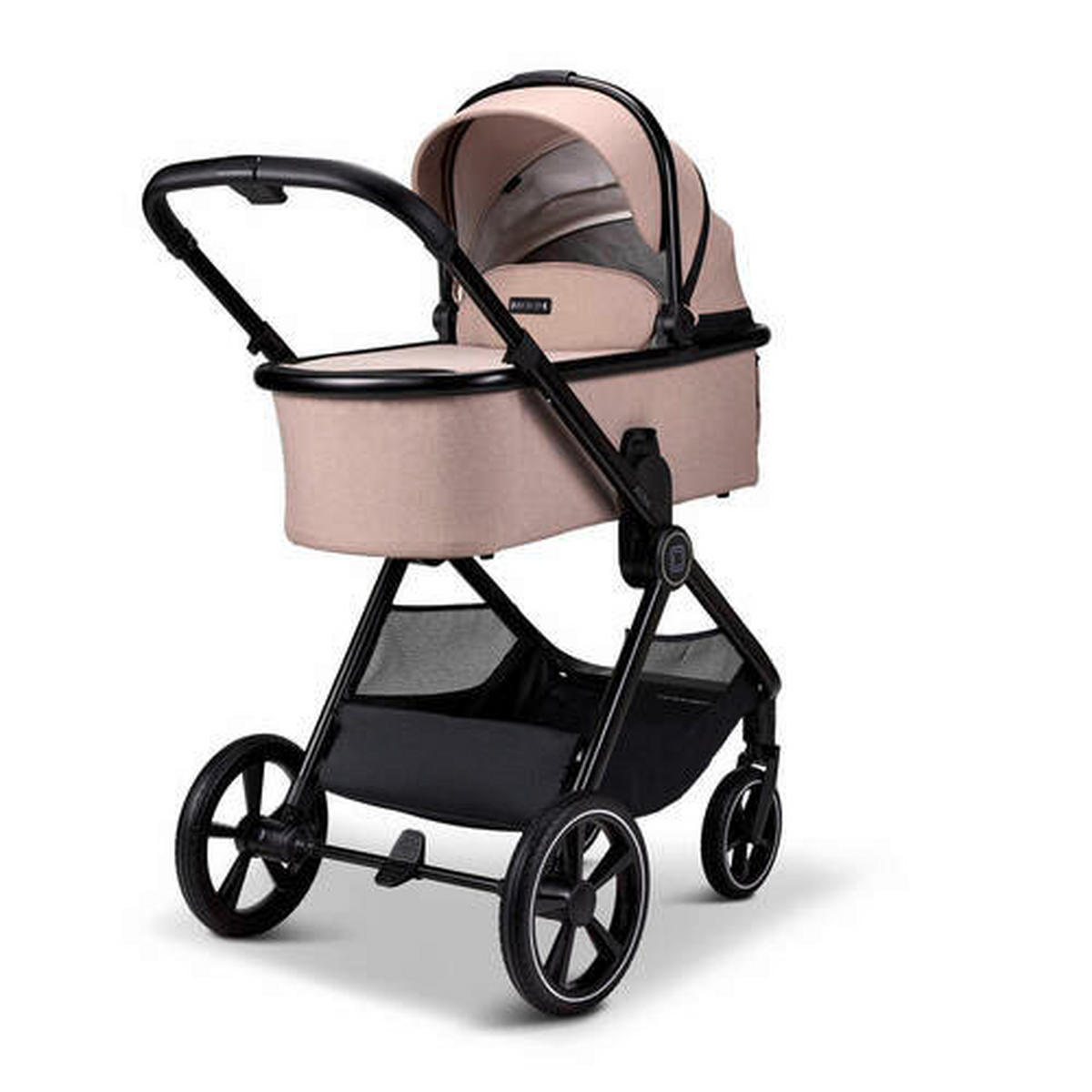 KINDERWAGENSET  Aura Set  Sand Melange  - Sandfarben, Basics (140/61/115cm) - Moon